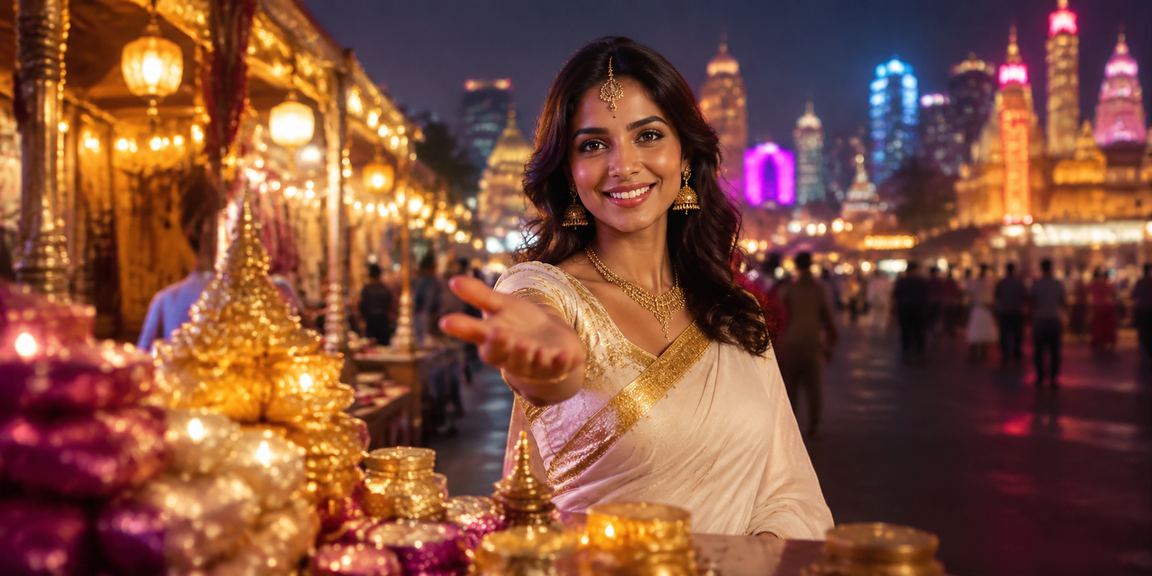 Indian casino betting scene with elegant traditional saree